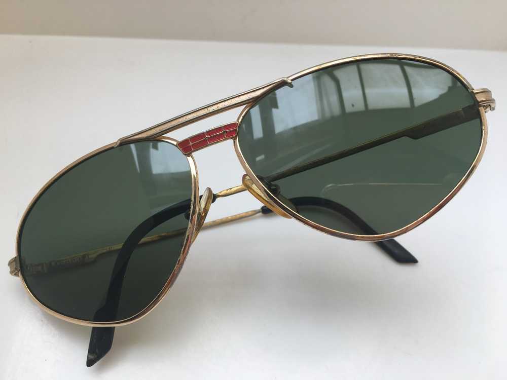 Ferrari Vintage 80s Ferrari Gold Sunglasses Frame - image 7