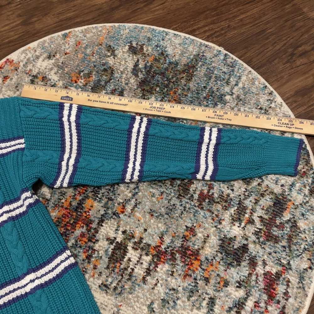 Coloured Cable Knit Sweater × Vintage Vintage Cla… - image 6