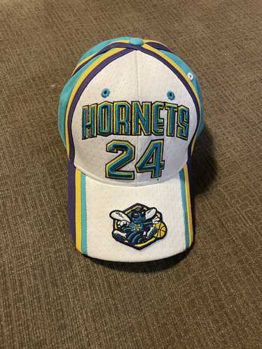 Vintage Starter Charlotte Hornets Drew Pearson Snapback Hat All Over Good
