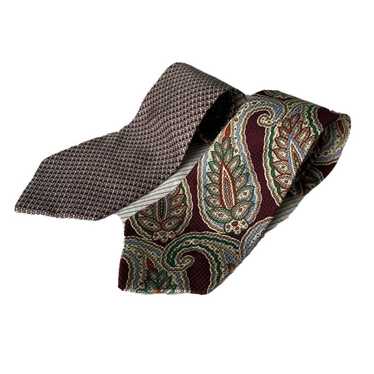 Burberry Burberry Vintage Silk Ties Made In The U… - image 1