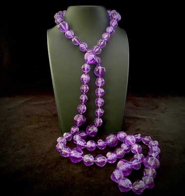 1987 Avon Purple Dawn Necklace - image 1