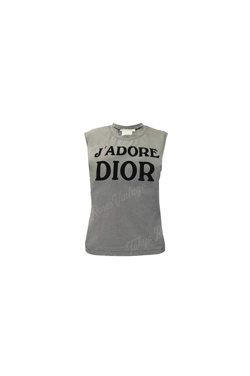 Christian Dior Black Check J'adore Dior Logo Prin… - image 1
