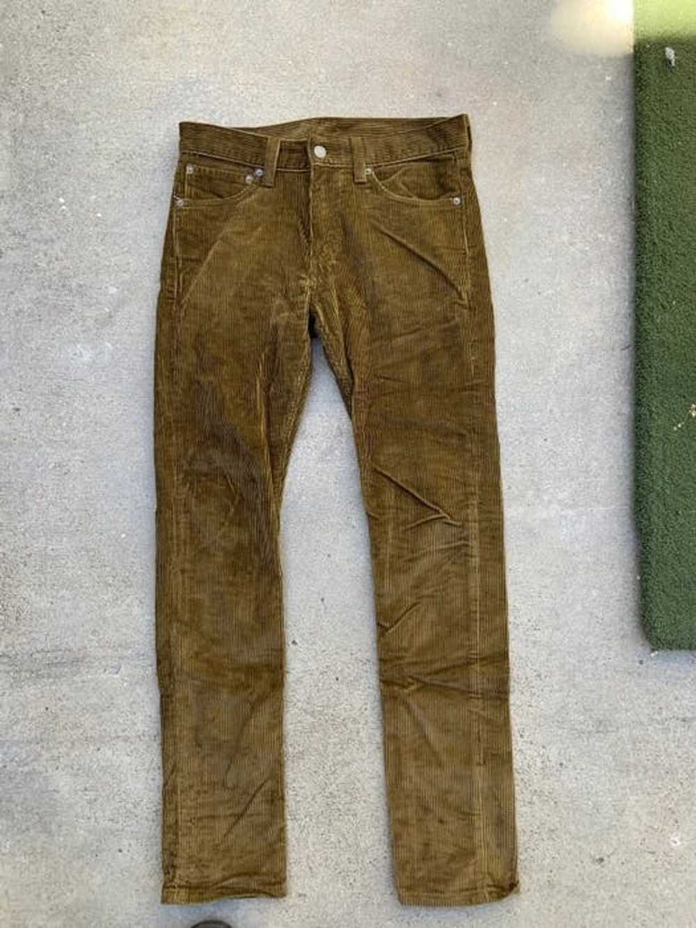 Levi's Levis 510 golden brown corduroy pants - image 1