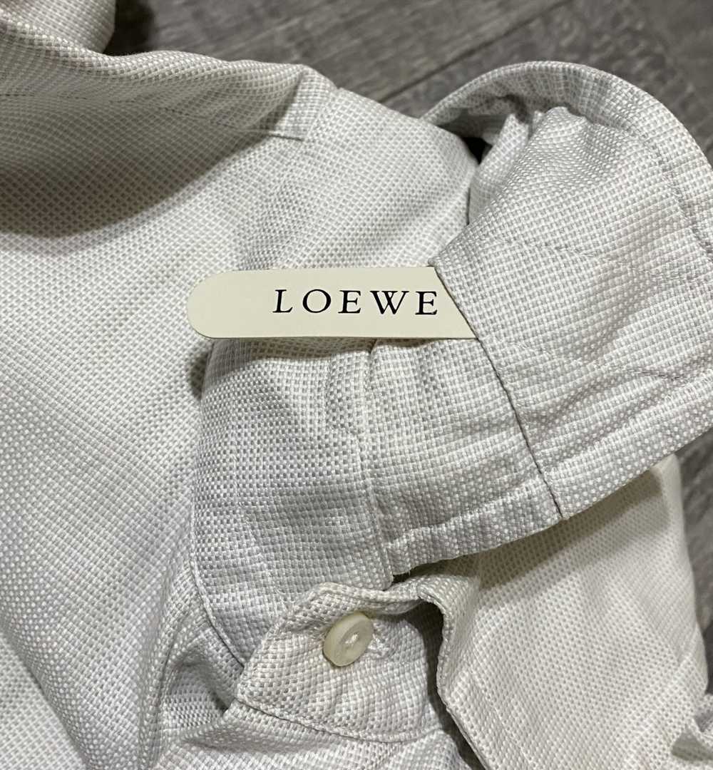 Designer × Loewe × Luxury Loewe White Checkered P… - image 10