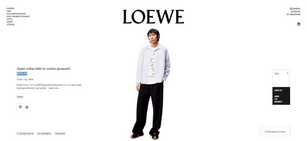 Designer × Loewe × Luxury Loewe White Checkered P… - image 11