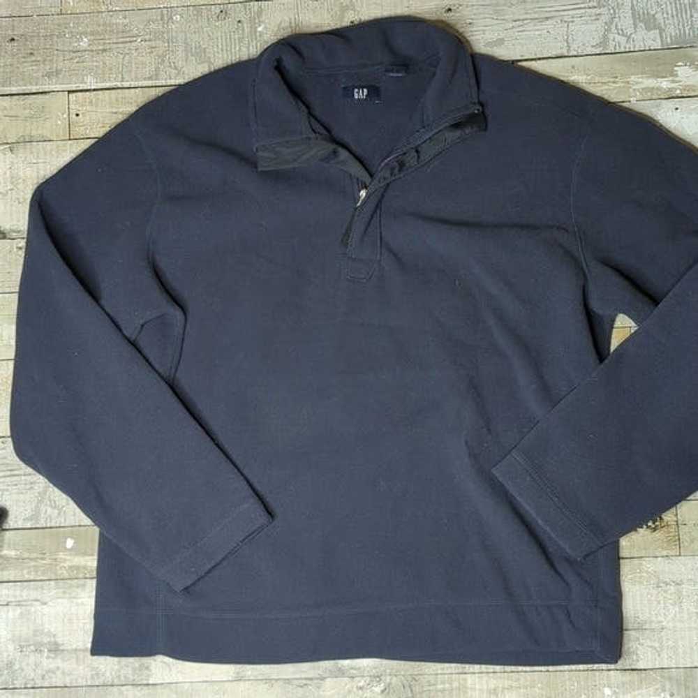 Gap Vintage gap quarter zip fleece long sleeve ja… - image 1