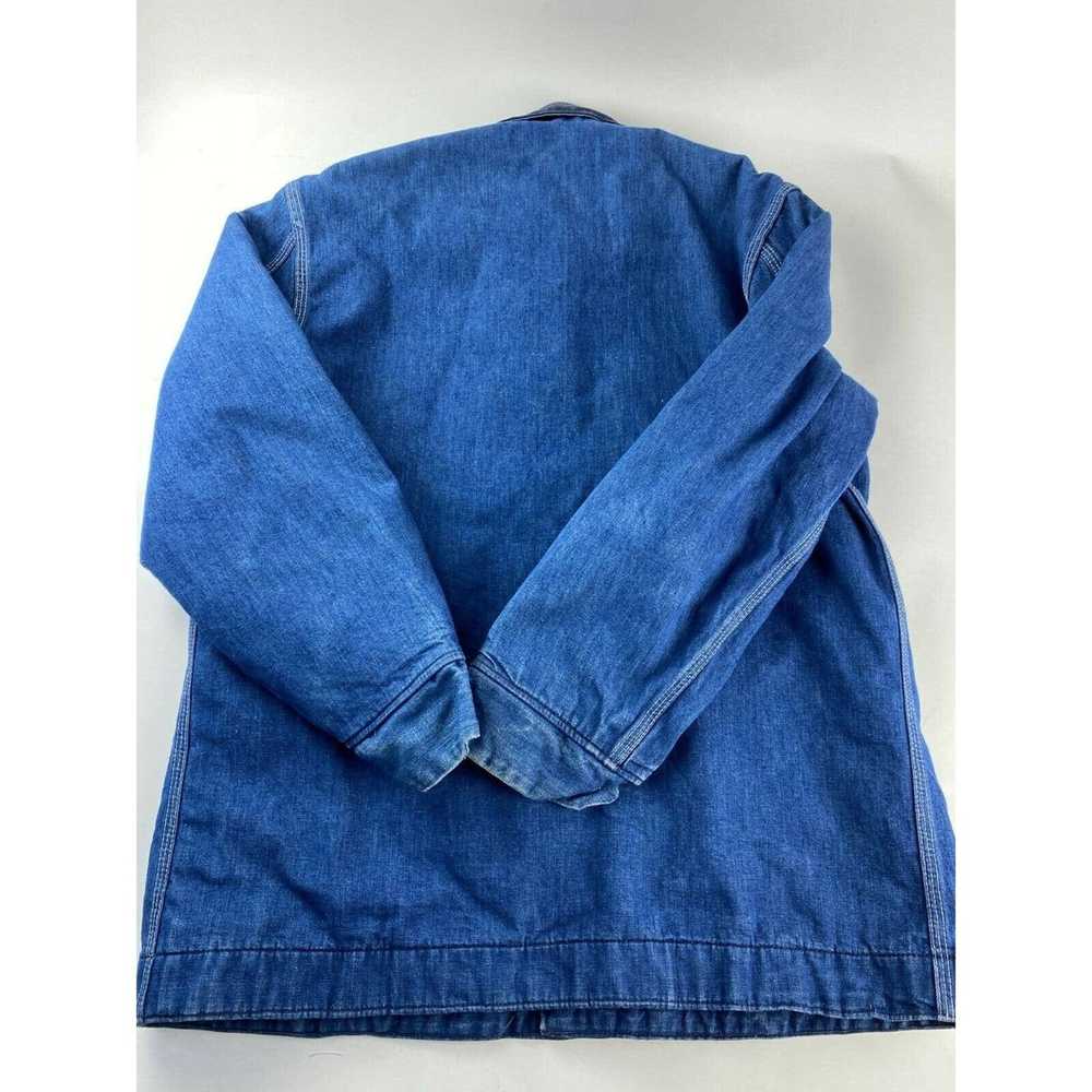 Sears Vintage 70s SEARS Blanket Lined Denim Chore… - image 4