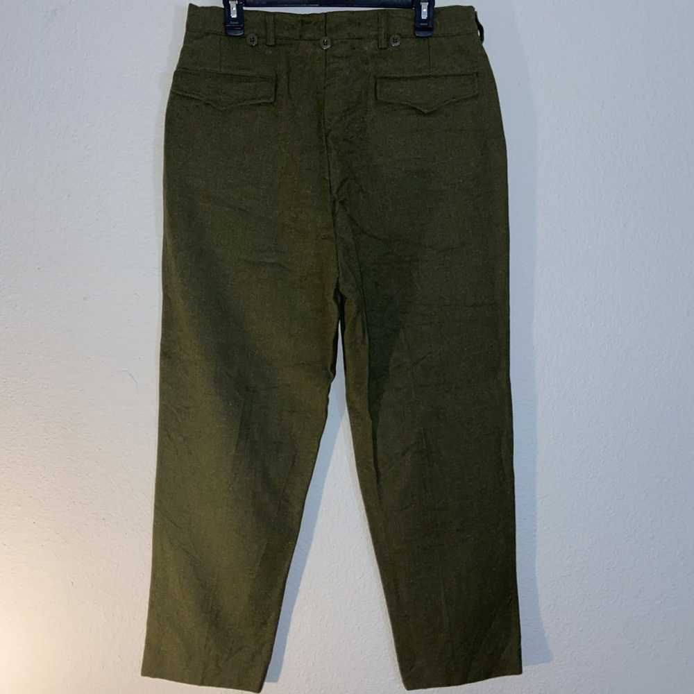 Military Military Green Wool Pants - image 2