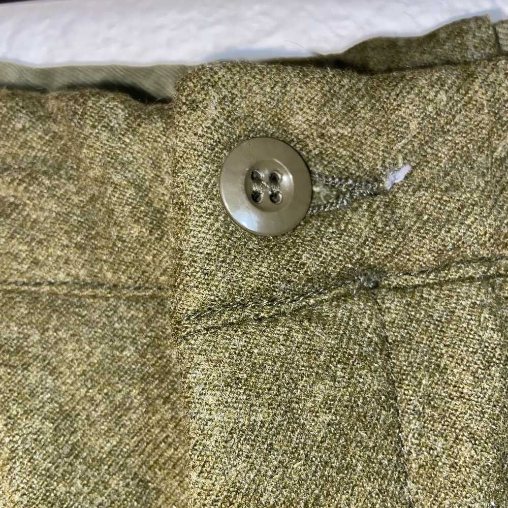 Military Military Green Wool Pants - image 3