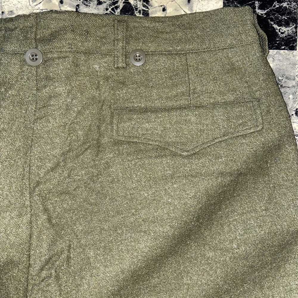 Military Military Green Wool Pants - image 5