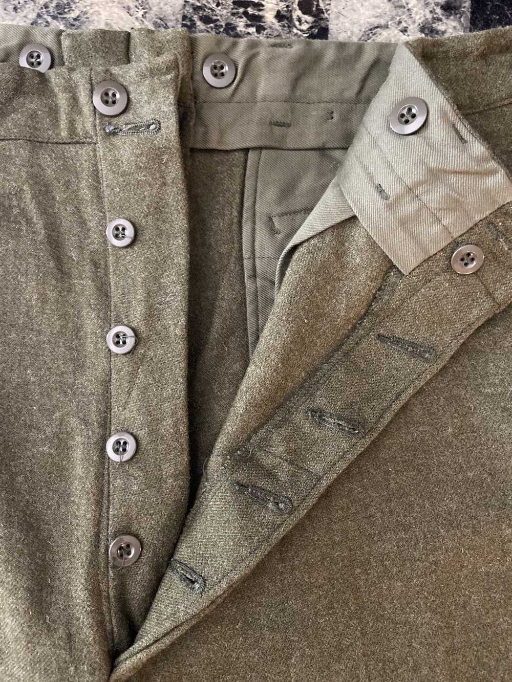 Military Military Green Wool Pants - image 8