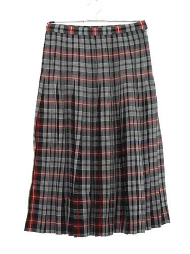 1950 s Pleated Plaid Skirt Gem