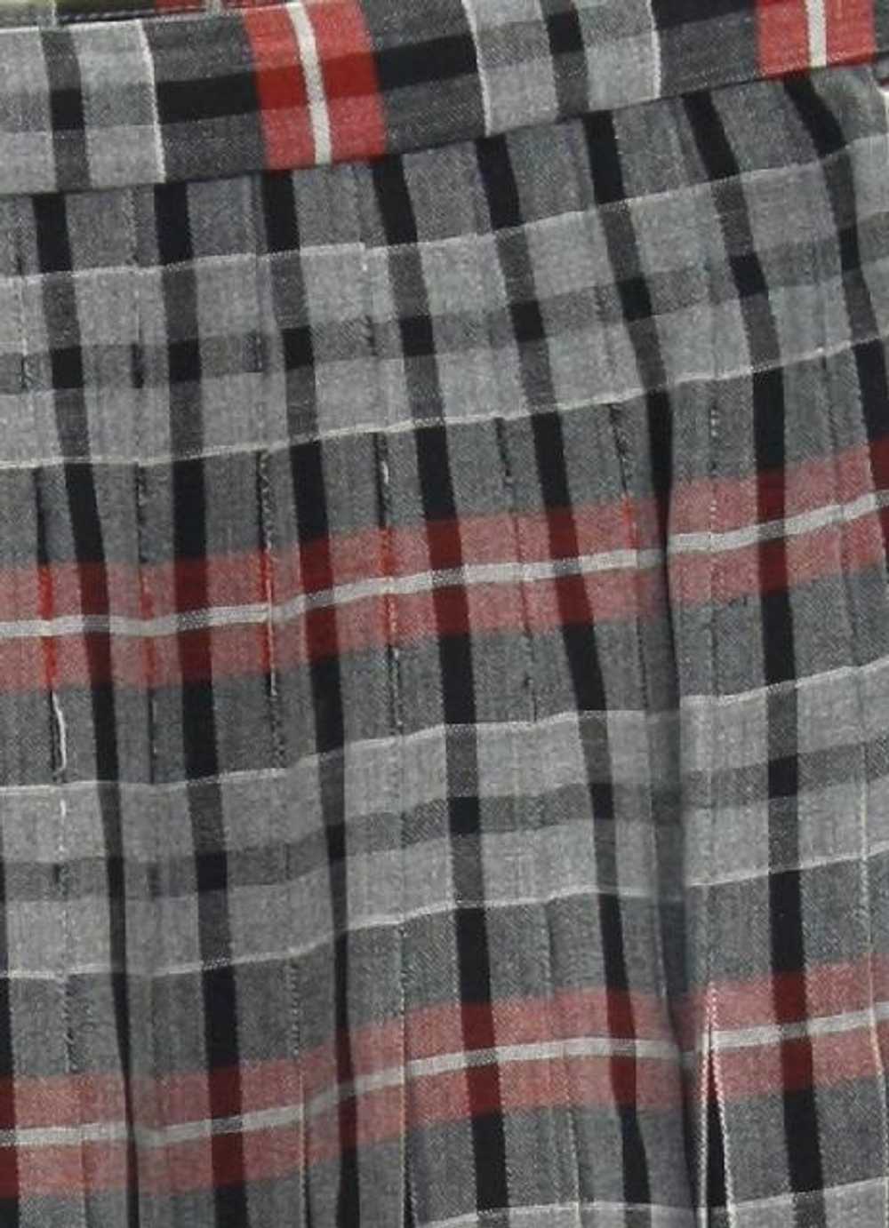 1950's Pleated Plaid Skirt - image 2