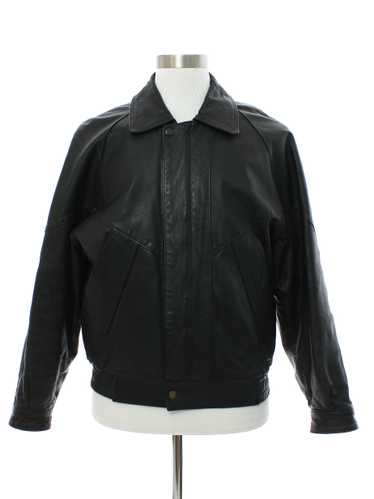1980's Cooper Mens Totally 80s Leather Bomber Jack