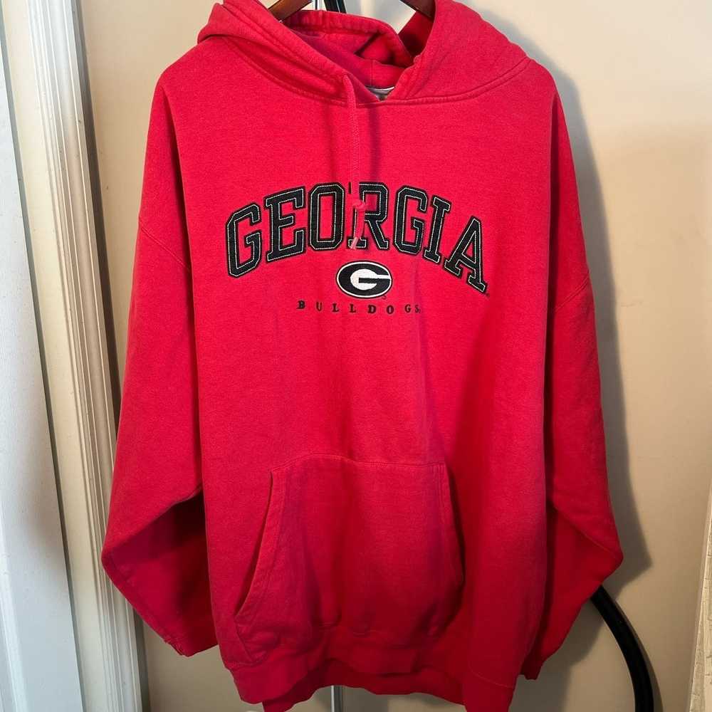 Varsity Georgia Bulldogs 2000s hoodie - image 1