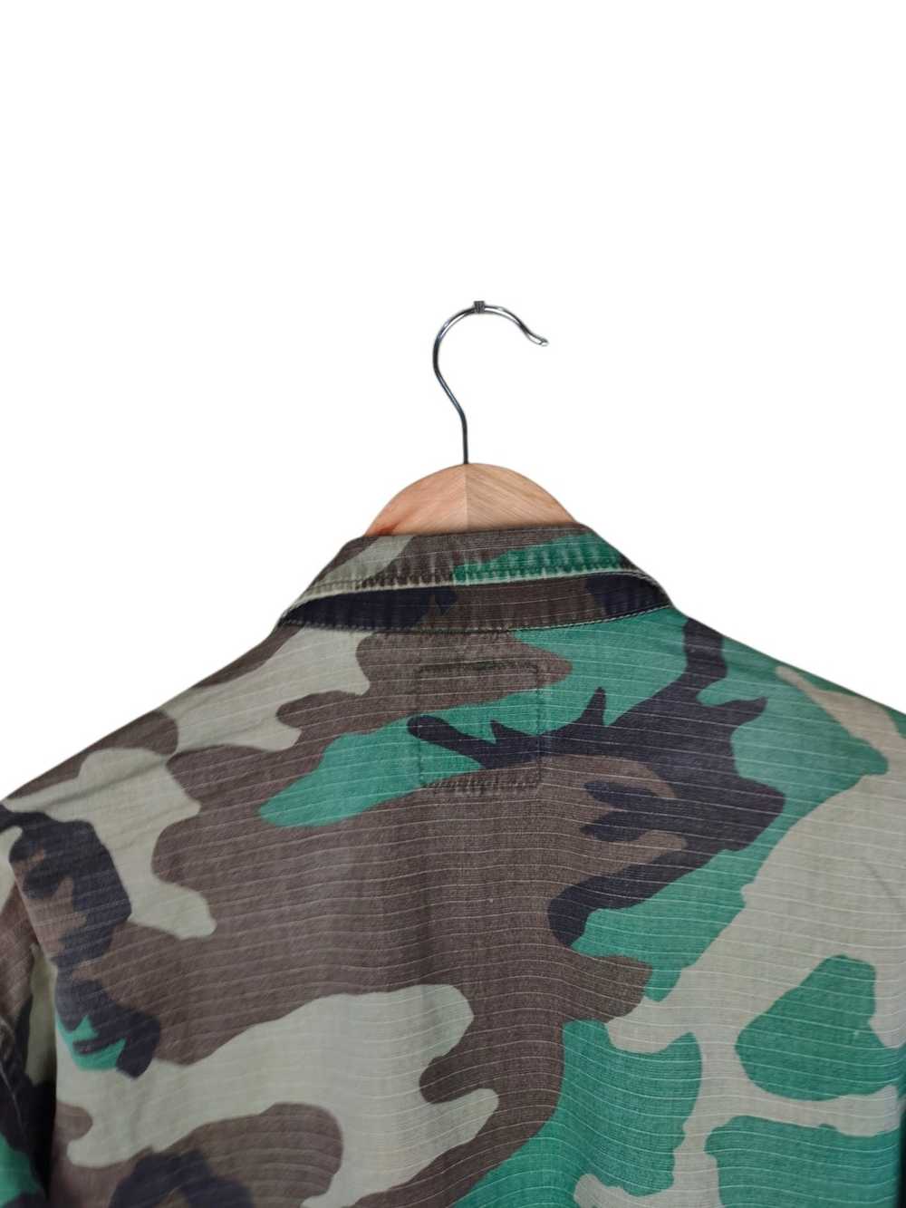 Military × Vintage Vintage 80s Military Camo Fati… - image 4