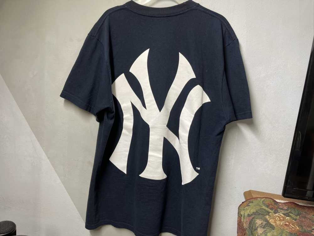SS15 SUPREME X MAJESTIC NEW YORK YANKEES JERSEY NAVY Large New
