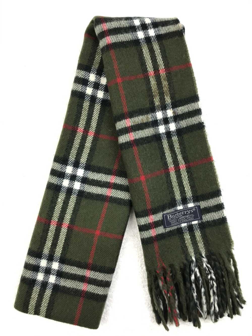 Burberry × Vintage Vintage Burberry Scarf Muffler… - image 2