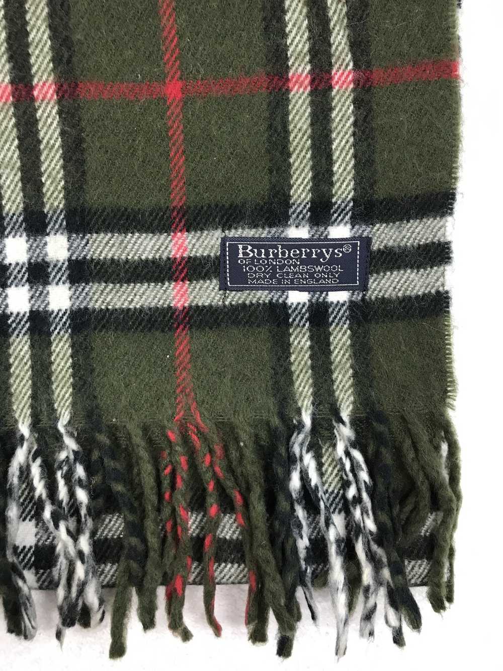 Burberry × Vintage Vintage Burberry Scarf Muffler… - image 5