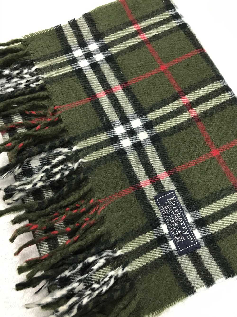 Burberry × Vintage Vintage Burberry Scarf Muffler… - image 6