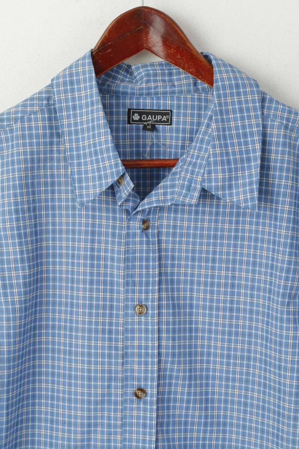 Other Gaupa Mes M Casual Shirt Blue Check Outdoor… - image 2