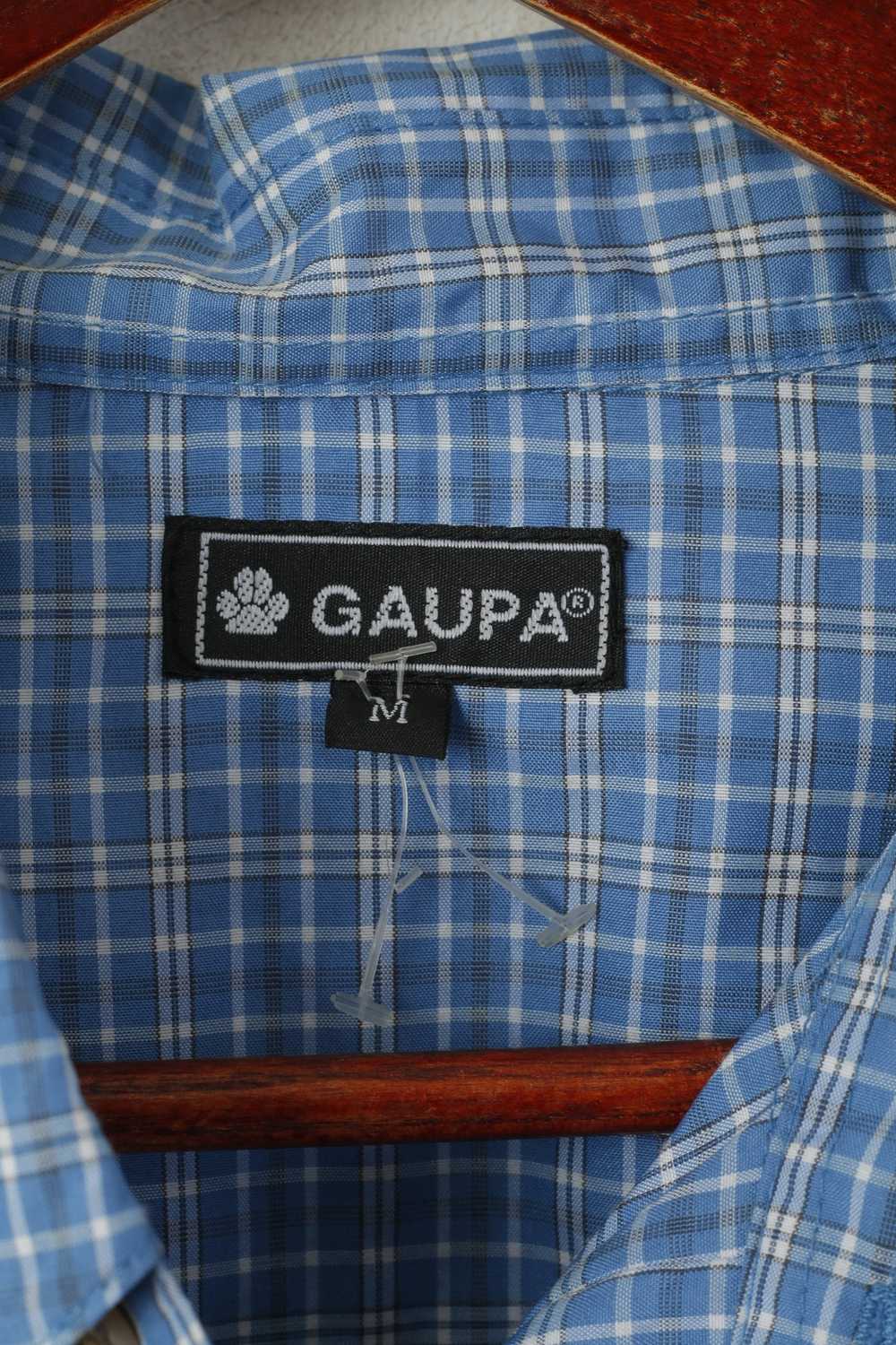 Other Gaupa Mes M Casual Shirt Blue Check Outdoor… - image 4