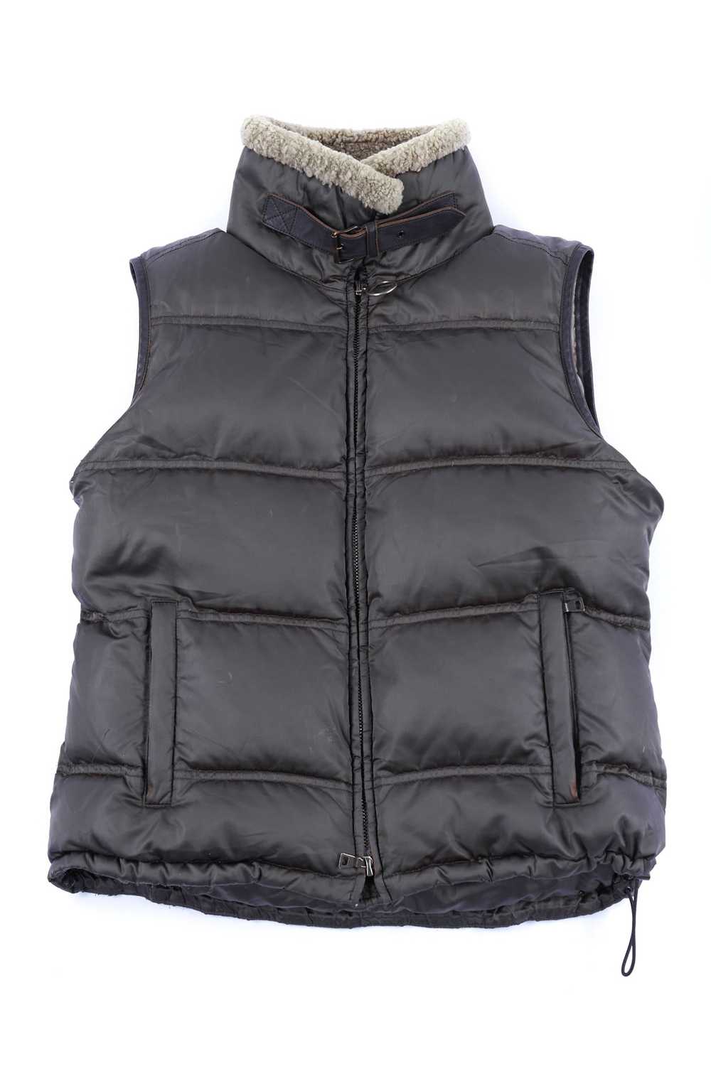 Prada VTG PRADA DOWN Vest Nylon Size 44 Olive Gre… - image 4