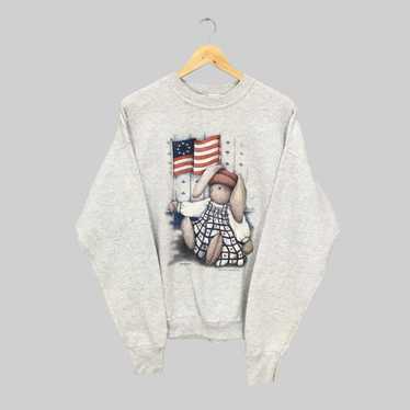 Fruit Of The Loom × Vintage Liberty Bunny Sweatsh… - image 1