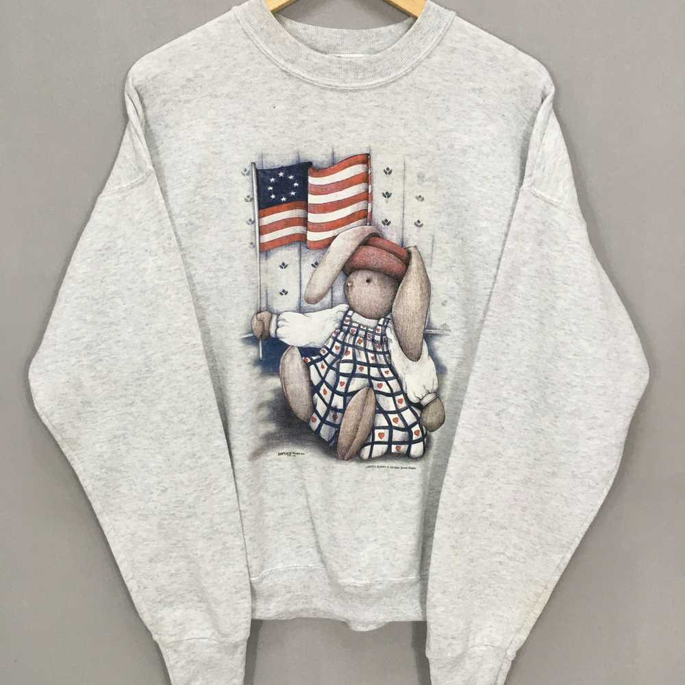 Fruit Of The Loom × Vintage Liberty Bunny Sweatsh… - image 2