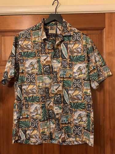 Palm Leaf Hawaiian Shirt (M) – Sunbeam Vintage