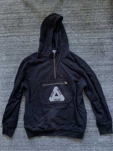 Palace half clearance zip hoodie