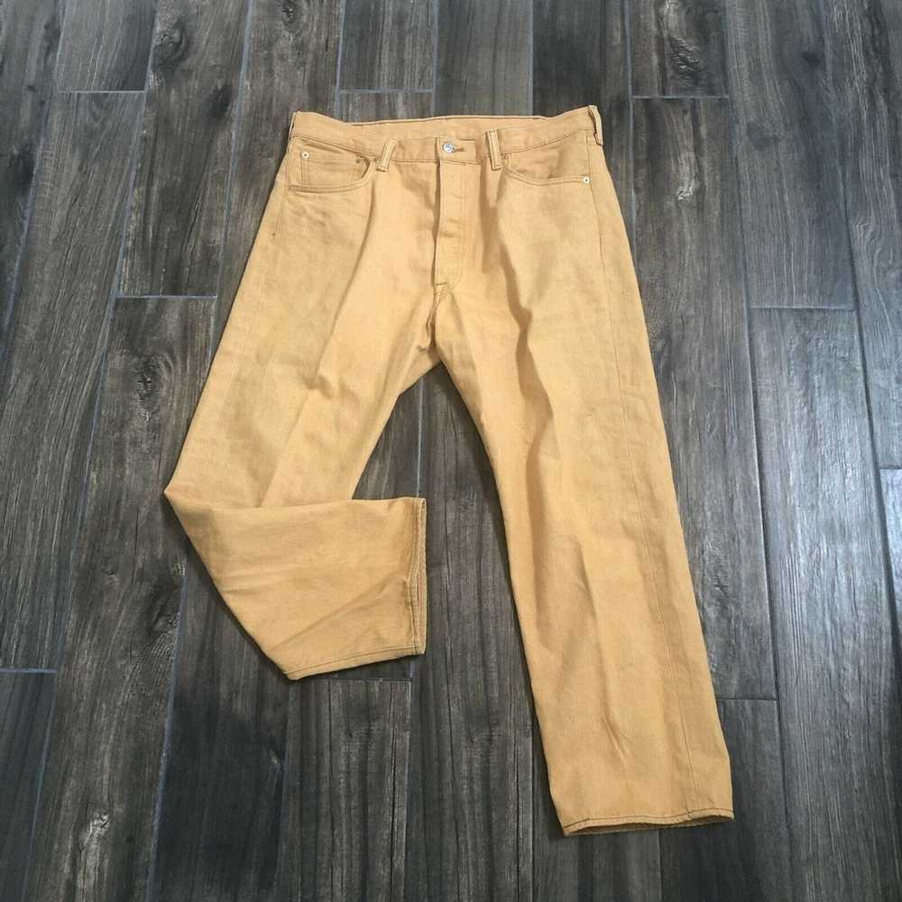 Levi's levis 501xx button fly mustard yellow W38 L30 - Gem