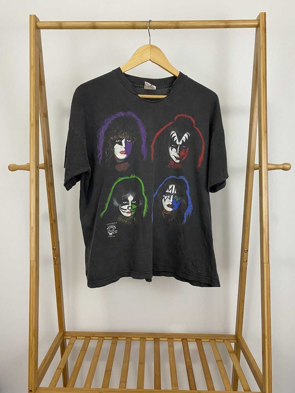 Band Tees × Kiss × Vintage VTG 1996 Kiss Band Fac… - image 1