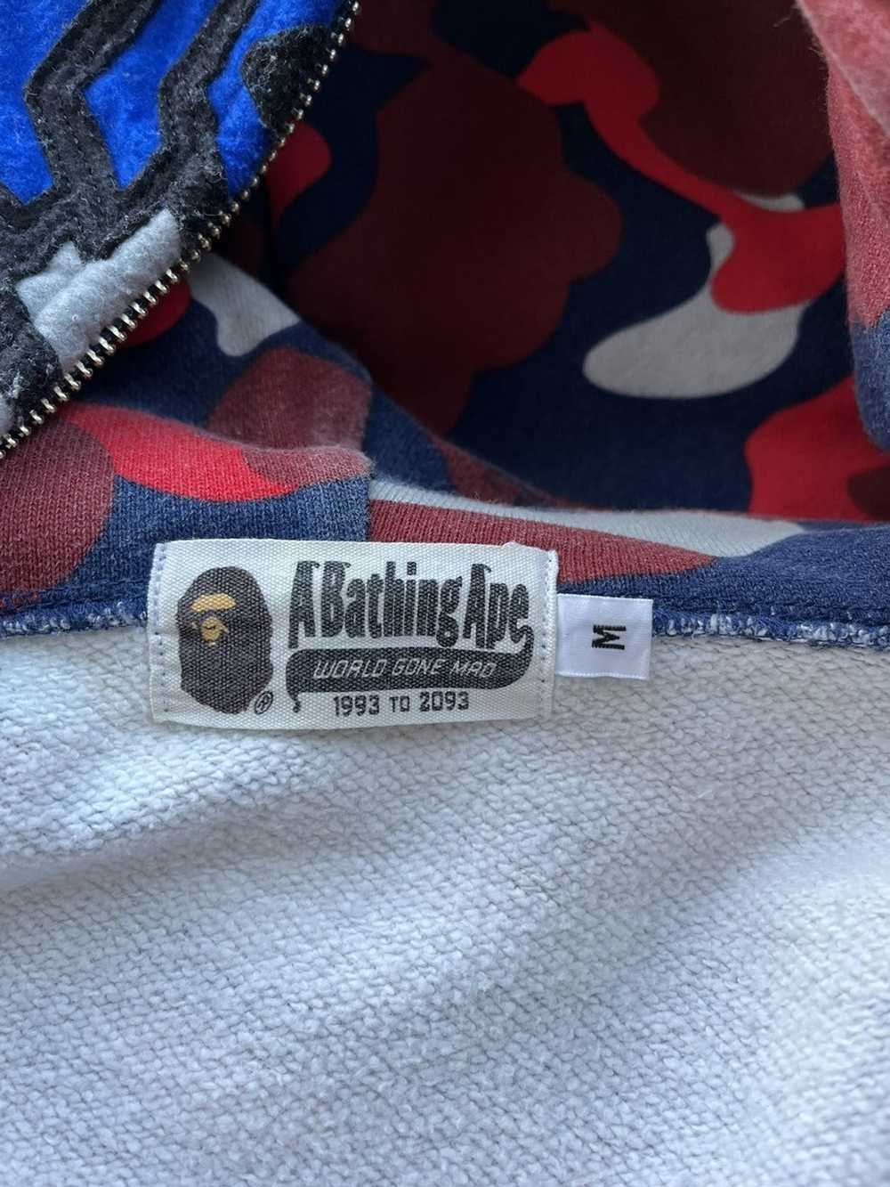 Bape Full zipper yellowcamo hoodie - image 2