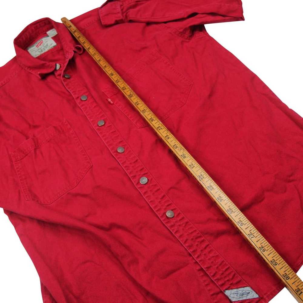 Levi's × Vintage Vintage Levis Red Denim Shirt - image 7