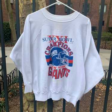 Vintage 80s NFL New York Giants Sweatshirt / Super Bowl XXI 