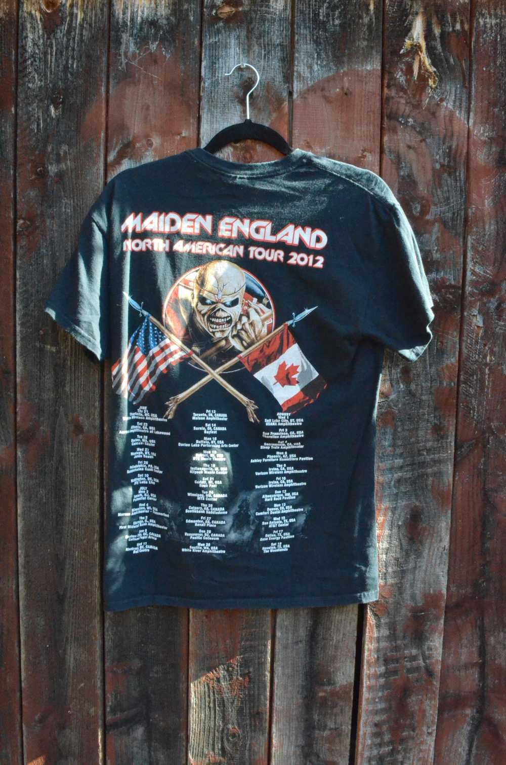 2012 Iron Maiden concert t-shirt - image 2