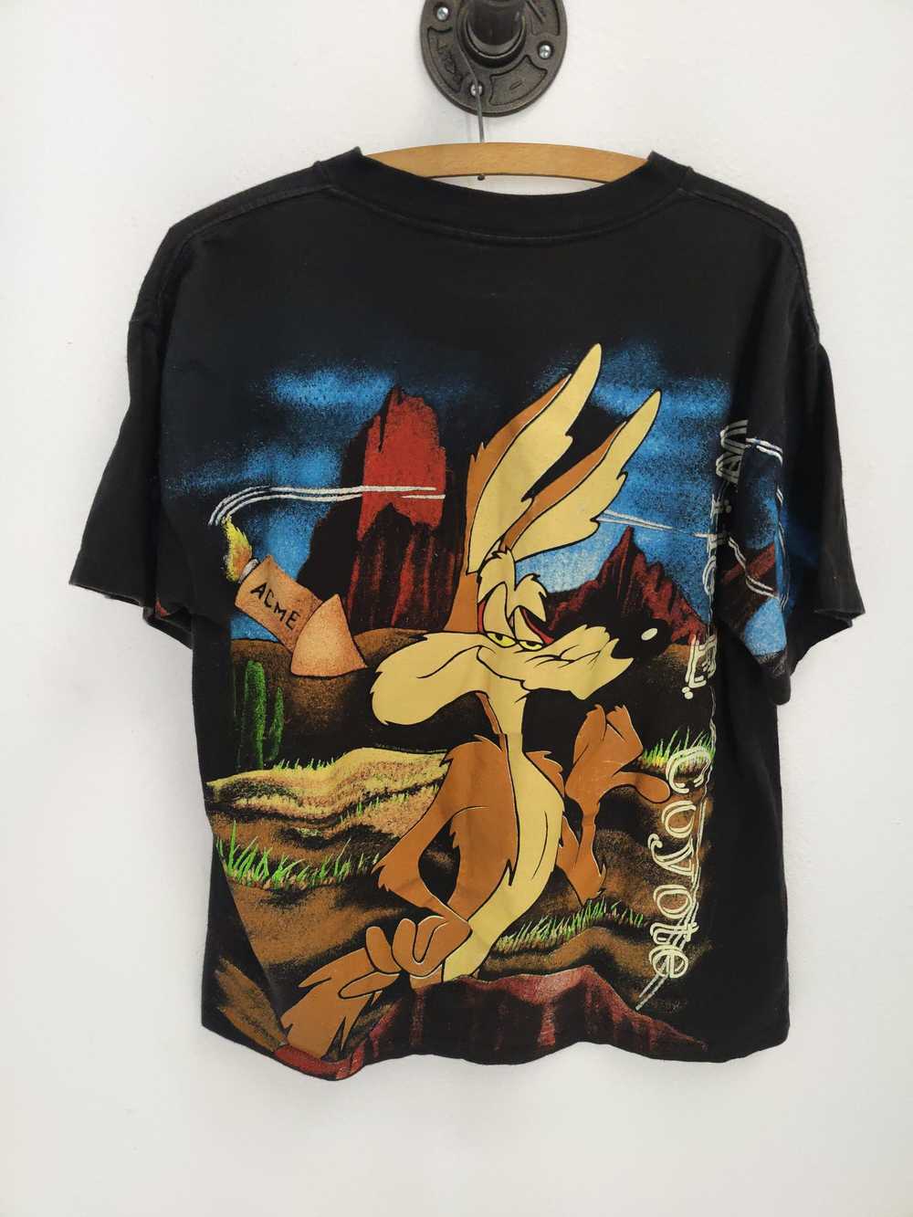 1993 Wile E. Coyote All Over Print Tee Wild Oats … - image 2