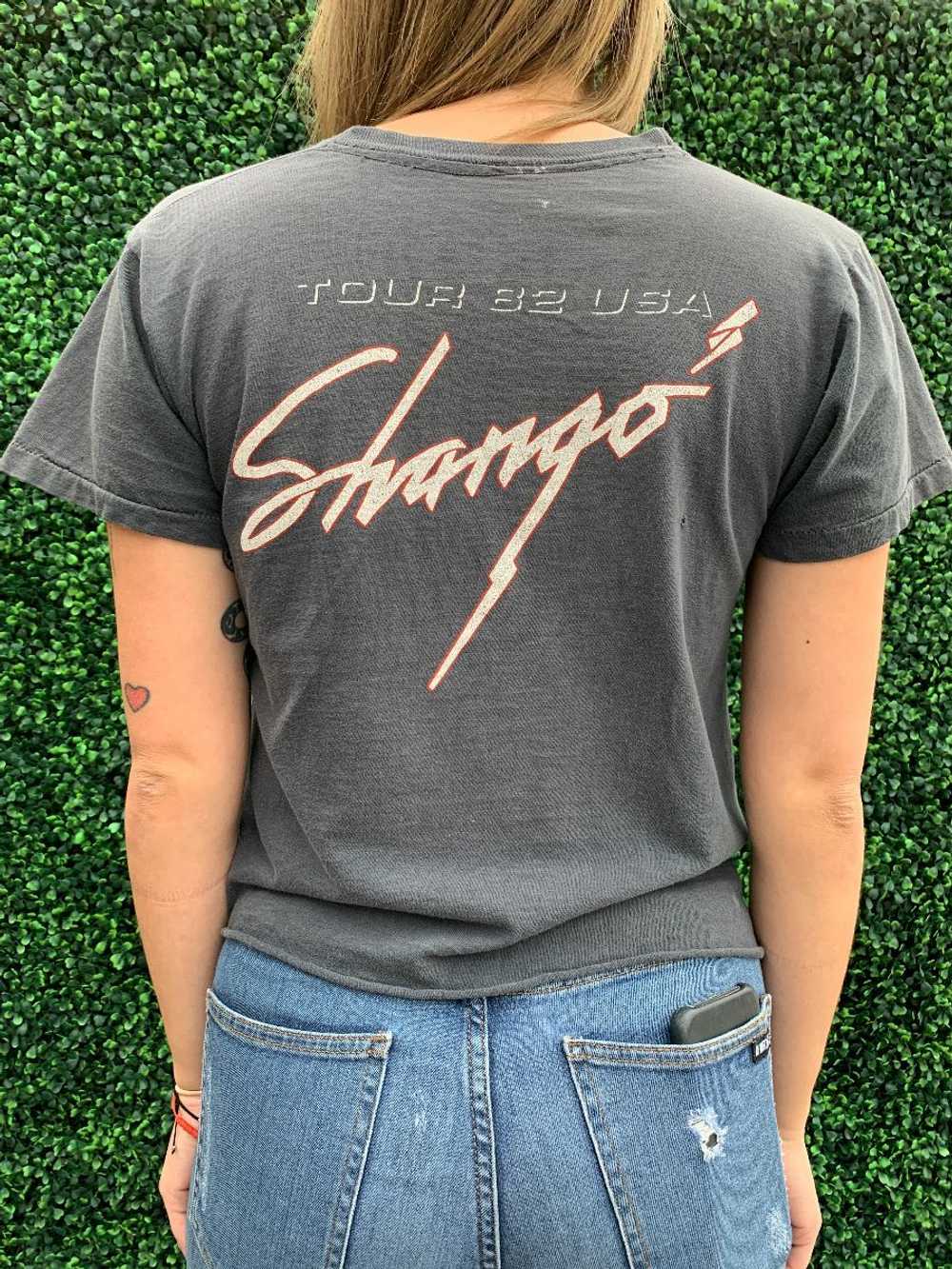 SANTANA SHANGO USA TOUR 1982 BAND T-SHIRT AS-IS - image 3