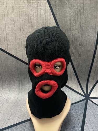 Other × Streetwear Unknown Masked Black Red Hat St