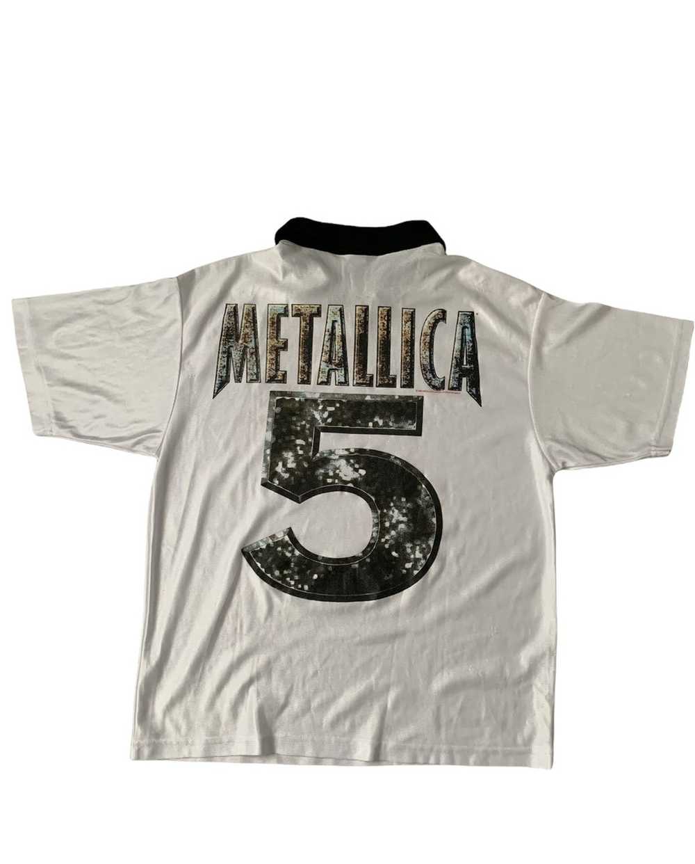 Metallica × Vintage Vintage Metallica Jersey Shir… - image 2