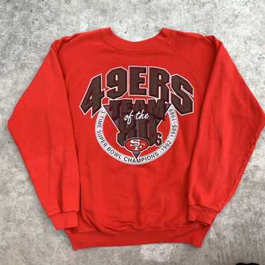 Vintage San Francisco 49ers 7 Logo Crewneck Sweatshirt