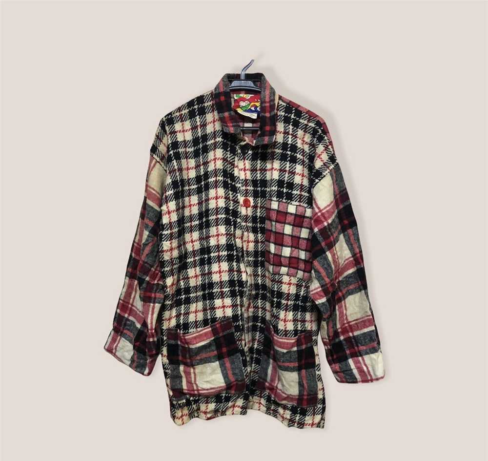 Cashmere & Wool × Designer × Flannel Ko And Co Fl… - image 1