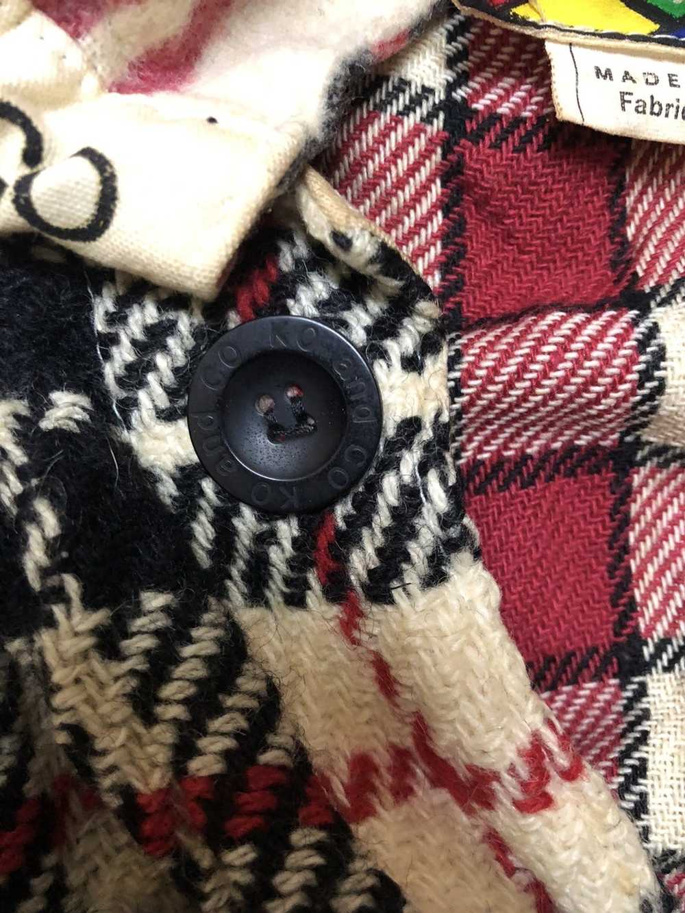 Cashmere & Wool × Designer × Flannel Ko And Co Fl… - image 9