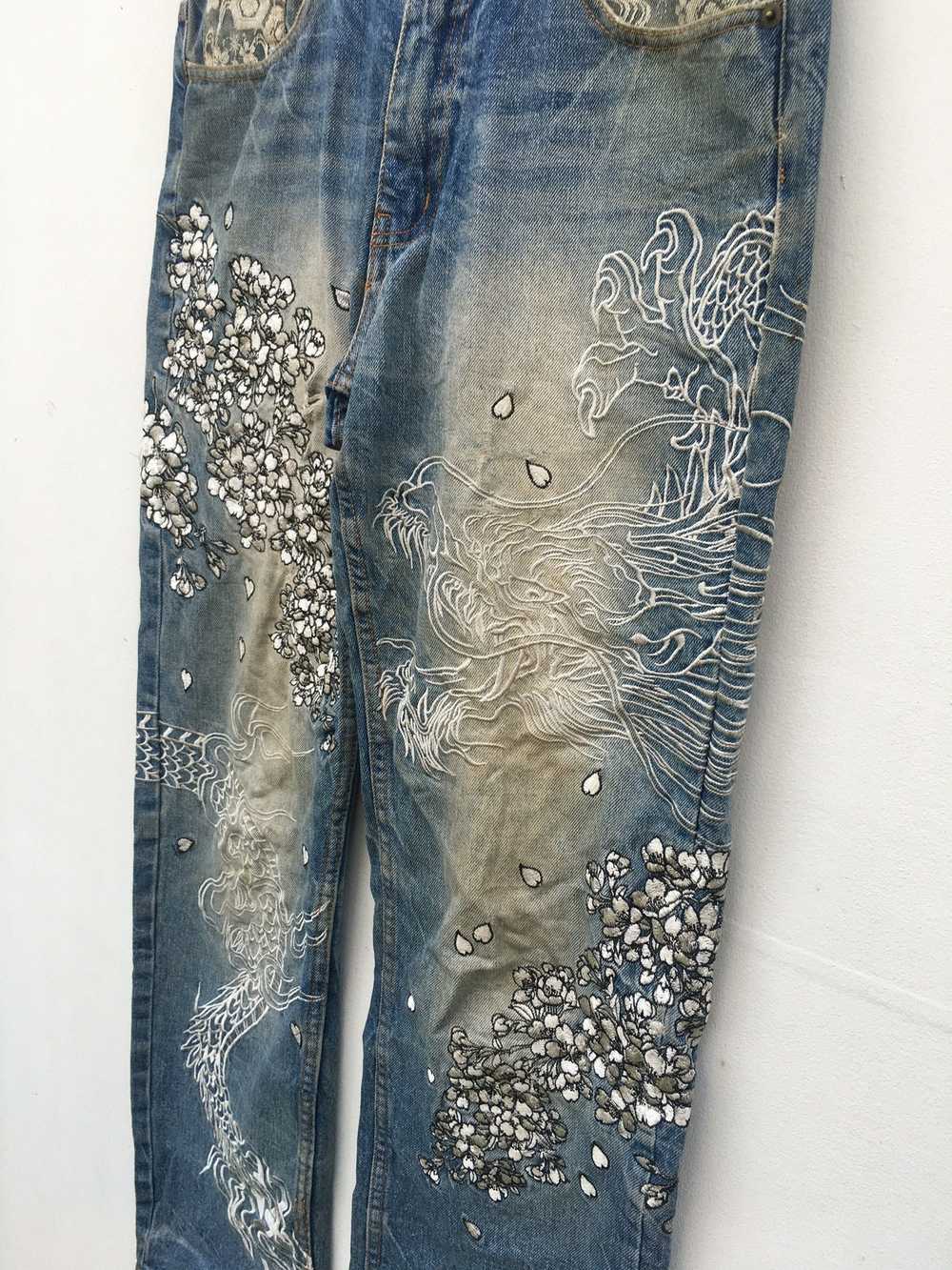 Handcrafted × Handmade × Streetwear Distressed Fu… - image 4