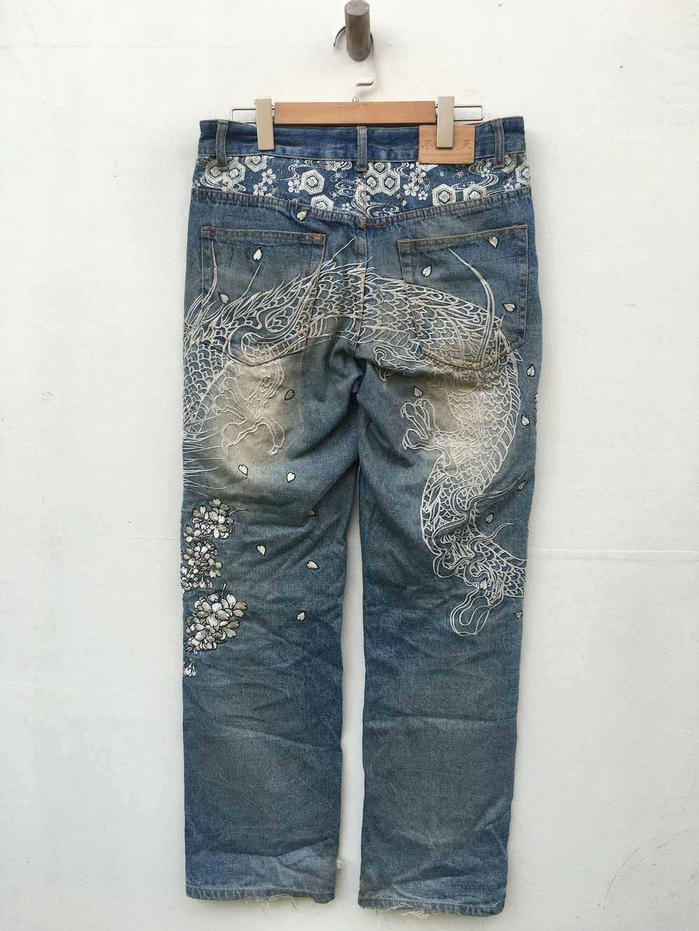 Handcrafted × Handmade × Streetwear Distressed Fu… - image 5