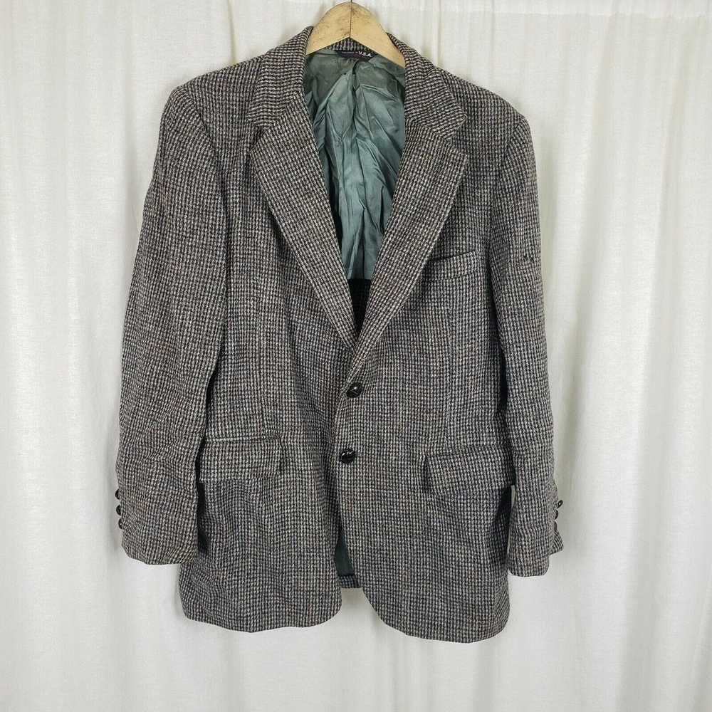 Harris Tweed Vintage HARRIS Tweed Blazer Wool Spo… - image 1