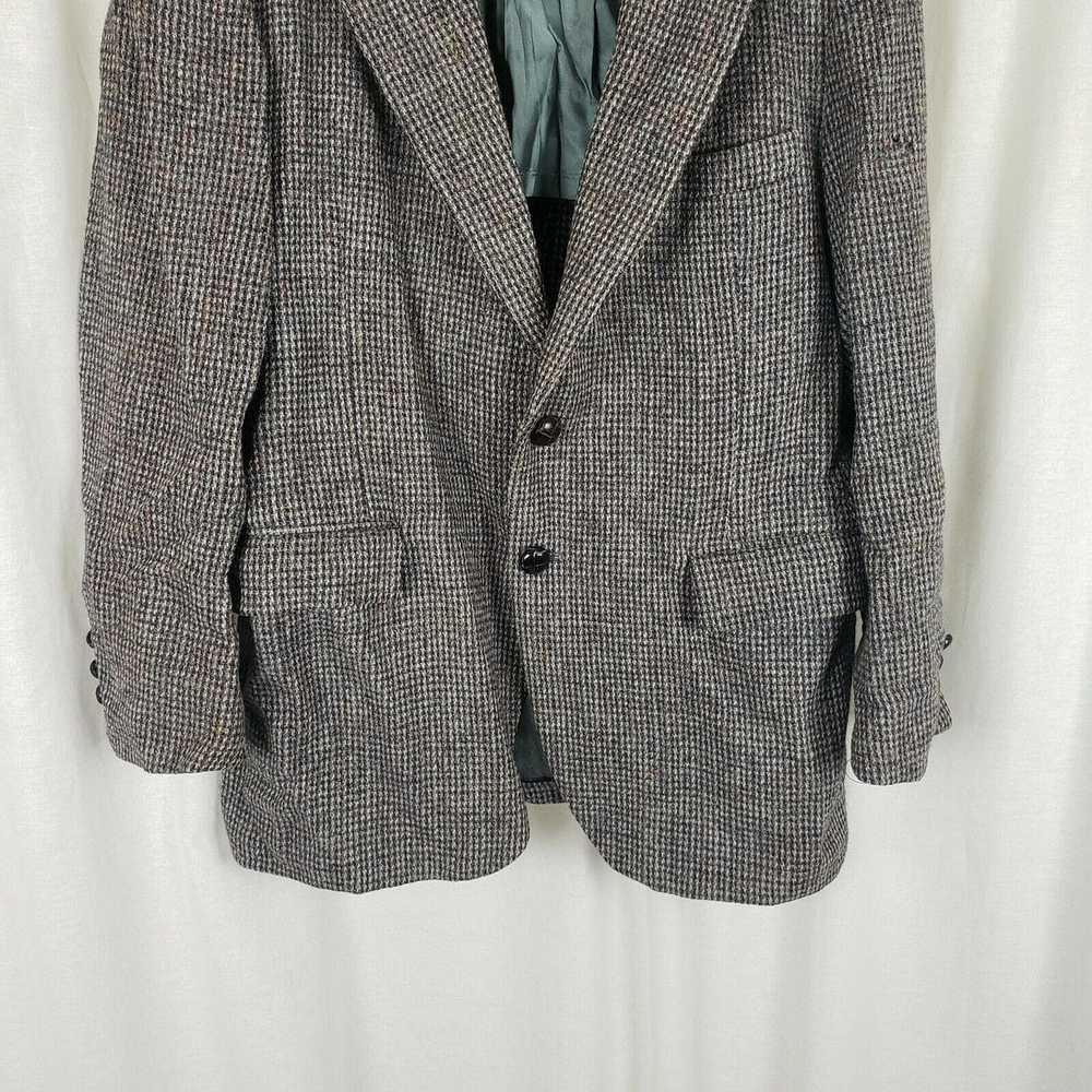 Harris Tweed Vintage HARRIS Tweed Blazer Wool Spo… - image 3