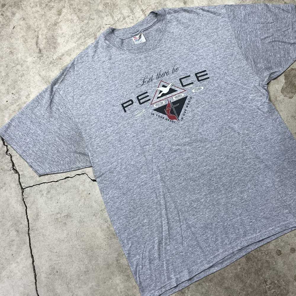 Band Tees × Vintage Vintage Jesus Let There Be Pe… - image 2