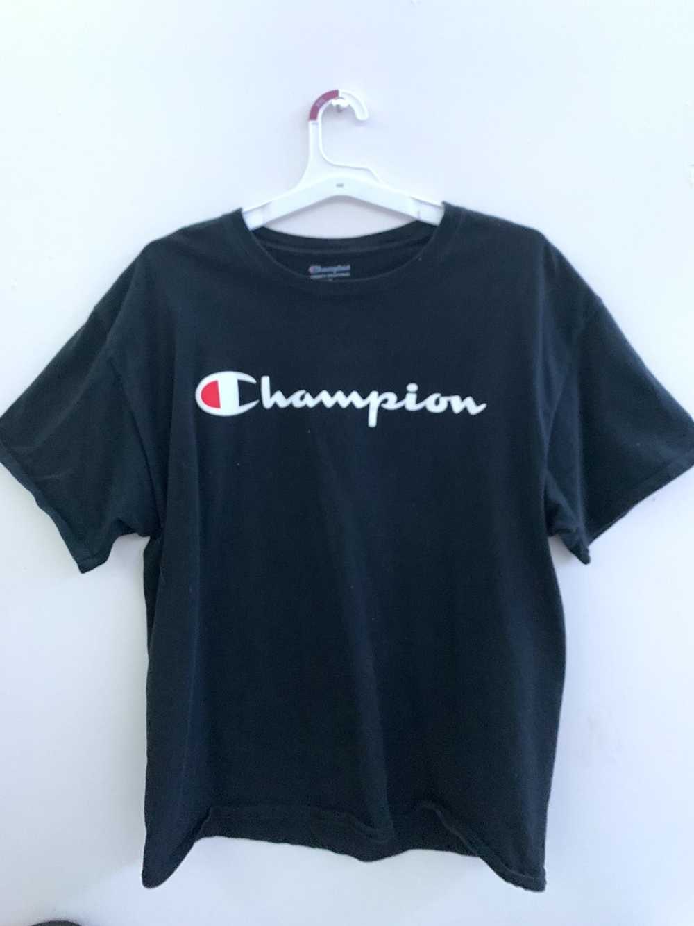 Champion XL Black Champion T-shirt - image 1